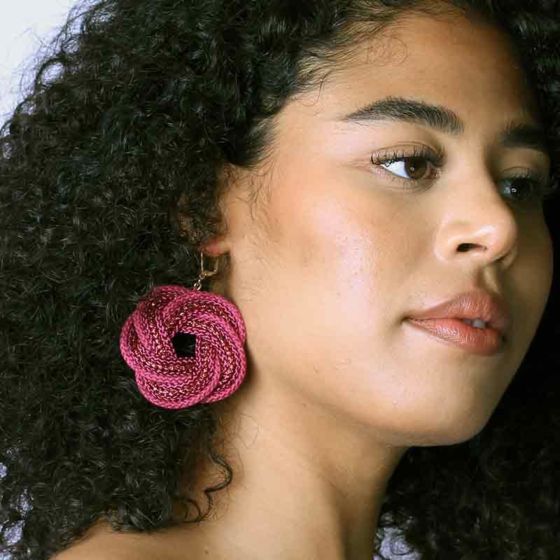 Boucles d oreilles spirale Effet Bijoux création française