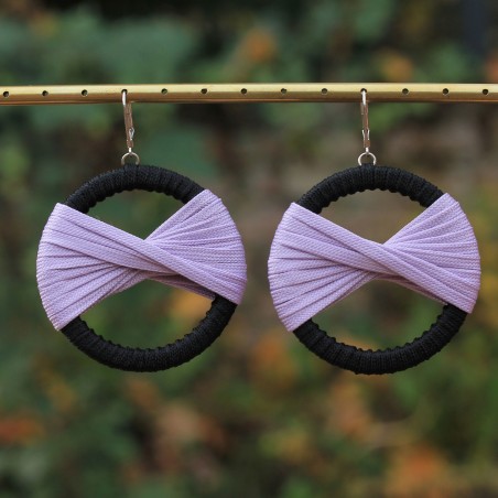 Boucles d'oreilles Saturne