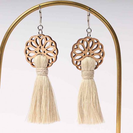 Boucles d'oreilles Divine naturelles