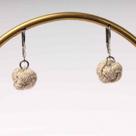 Boucles d'oreille perle naturelles