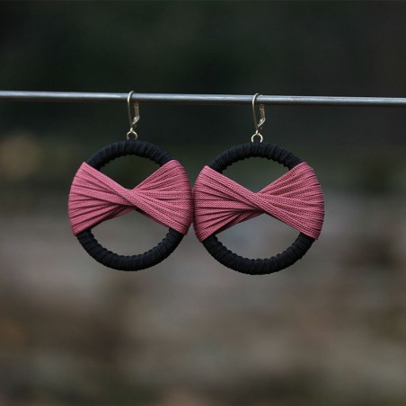 Boucles d'oreilles Saturne